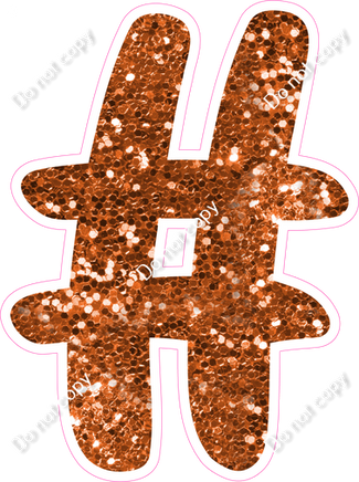 CU 23.5" Individuals - Orange Sparkle #