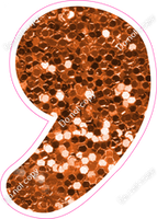 CU 23.5" Individuals - Orange Sparkle Apostrophe