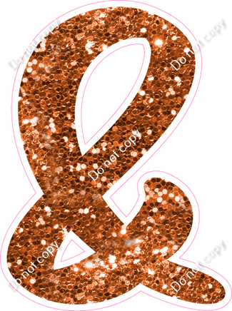 CU 23.5" Individuals - Orange Sparkle &