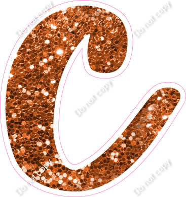 CU 23.5" Individuals - Orange Sparkle c