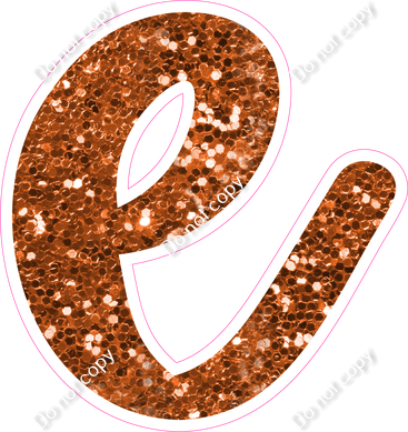 CU 23.5" Individuals - Orange Sparkle e