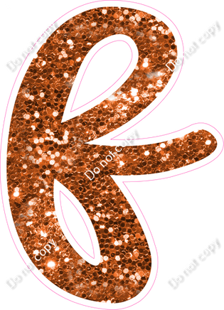 CU 23.5" Individuals - Orange Sparkle f