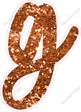 CU 23.5" Individuals - Orange Sparkle g