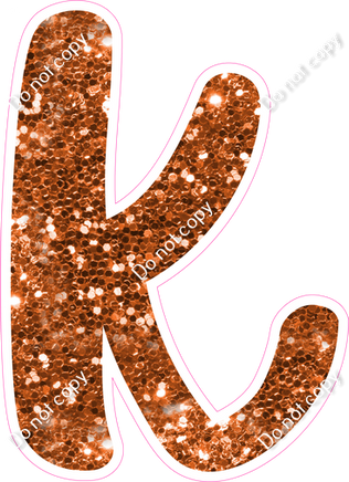 CU 23.5" Individuals - Orange Sparkle k