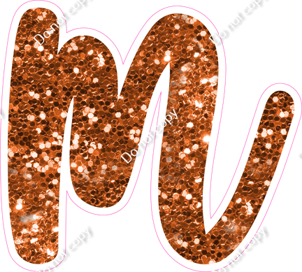 CU 23.5" Individuals - Orange Sparkle m