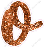 CU 23.5" Individuals - Orange Sparkle o