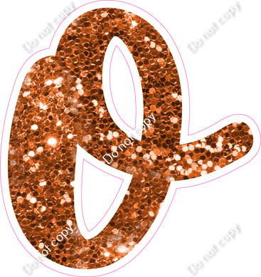 CU 23.5" Individuals - Orange Sparkle o