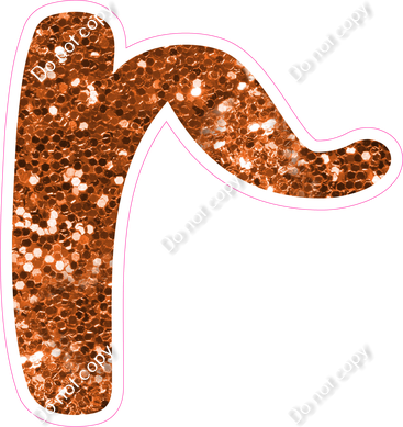 CU 23.5" Individuals - Orange Sparkle r