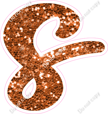 CU 23.5" Individuals - Orange Sparkle s