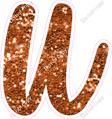 CU 23.5" Individuals - Orange Sparkle u