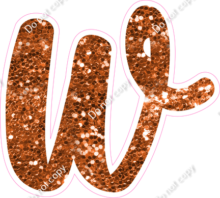 CU 23.5" Individuals - Orange Sparkle w