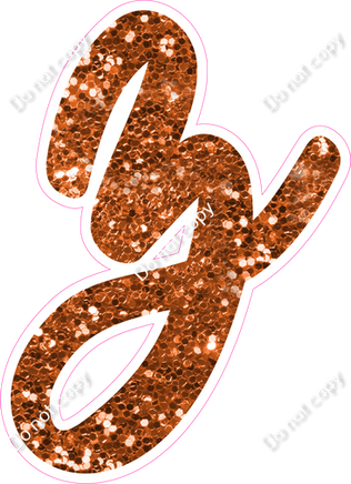 CU 23.5" Individuals - Orange Sparkle z