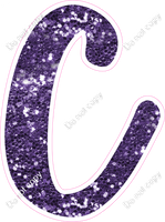 CU 23.5" Individuals - Purple Sparkle C
