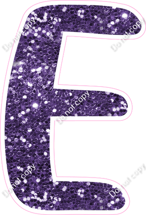 CU 23.5" Individuals - Purple Sparkle E