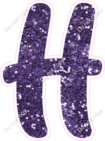 CU 23.5" Individuals - Purple Sparkle H