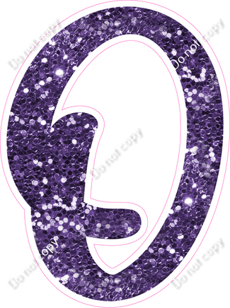 CU 23.5" Individuals - Purple Sparkle O