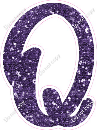 CU 23.5" Individuals - Purple Sparkle Q
