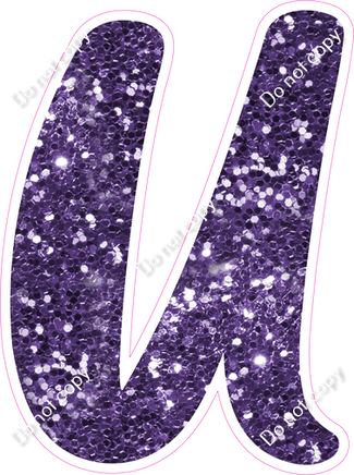 CU 23.5" Individuals - Purple Sparkle U