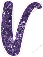 CU 23.5" Individuals - Purple Sparkle V