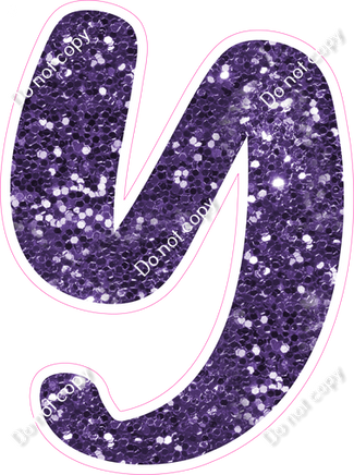 CU 23.5" Individuals - Purple Sparkle Y