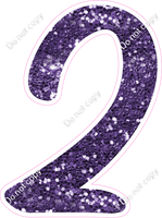 CU 23.5" Individuals - Purple Sparkle 2