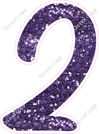 CU 23.5" Individuals - Purple Sparkle 2