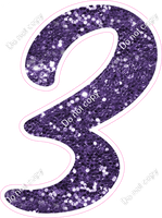 CU 23.5" Individuals - Purple Sparkle 3