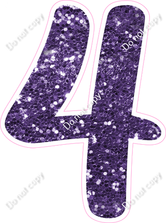 CU 23.5" Individuals - Purple Sparkle 4