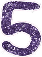 CU 23.5" Individuals - Purple Sparkle 5