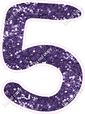 CU 23.5" Individuals - Purple Sparkle 5