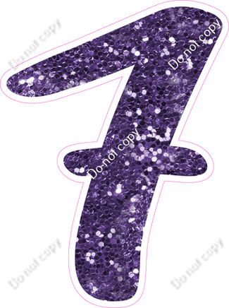 CU 23.5" Individuals - Purple Sparkle 7