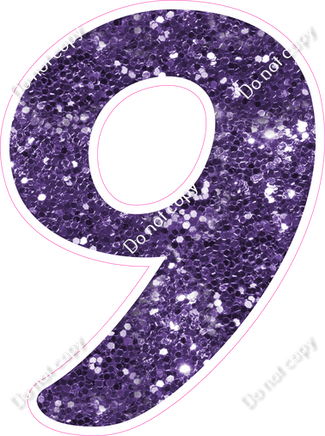 CU 23.5" Individuals - Purple Sparkle 9