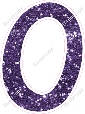 CU 23.5" Individuals - Purple Sparkle