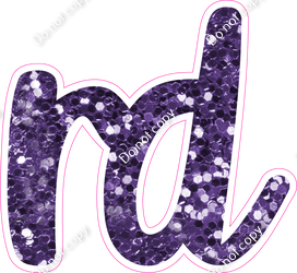 CU 23.5" Individuals - Purple Sparkle RD