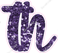 CU 23.5" Individuals - Purple Sparkle TH