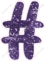 CU 23.5" Individuals - Purple Sparkle #