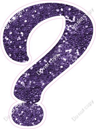 CU 23.5" Individuals - Purple Sparkle ?