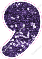 CU 23.5" Individuals - Purple Sparkle Apostrophe