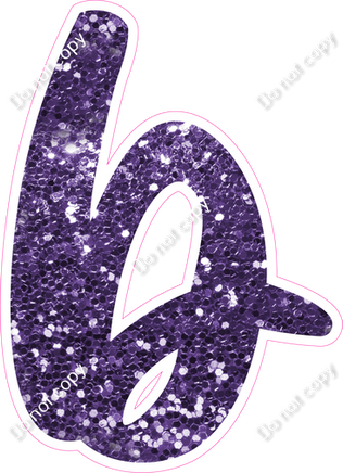 CU 23.5" Individuals - Purple Sparkle b