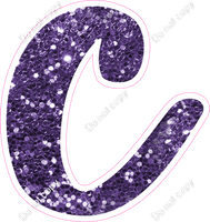 CU 23.5" Individuals - Purple Sparkle c