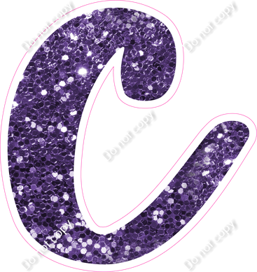 CU 23.5" Individuals - Purple Sparkle c