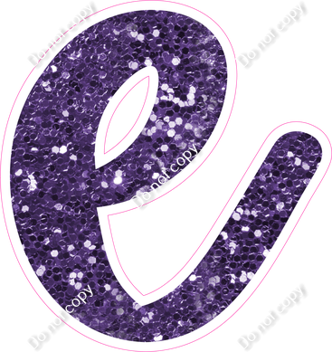 CU 23.5" Individuals - Purple Sparkle e