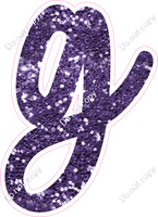 CU 23.5" Individuals - Purple Sparkle g