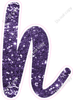 CU 23.5" Individuals - Purple Sparkle h