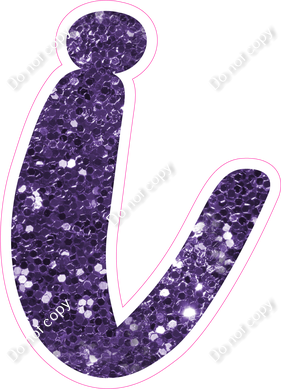 CU 23.5" Individuals - Purple Sparkle i