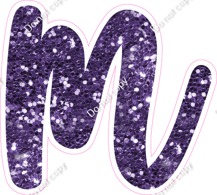 CU 23.5" Individuals - Purple Sparkle m