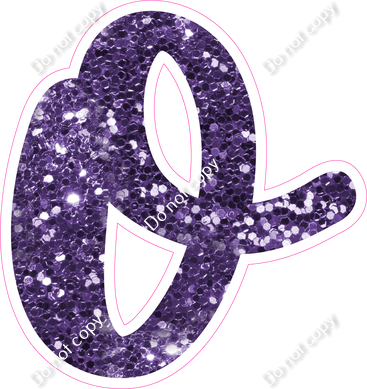 CU 23.5" Individuals - Purple Sparkle o