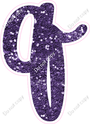 CU 23.5" Individuals - Purple Sparkle q