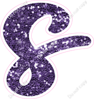 CU 23.5" Individuals - Purple Sparkle s