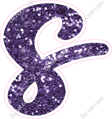 CU 23.5" Individuals - Purple Sparkle s